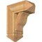 Ekena Millwork Funston Arts and Crafts Rough Sawn Bracket w/ Offset Brace, Western Red Cedar, 8"W x 18"D x 22"H BKT0806X18X22FST03RWR - alternate 1